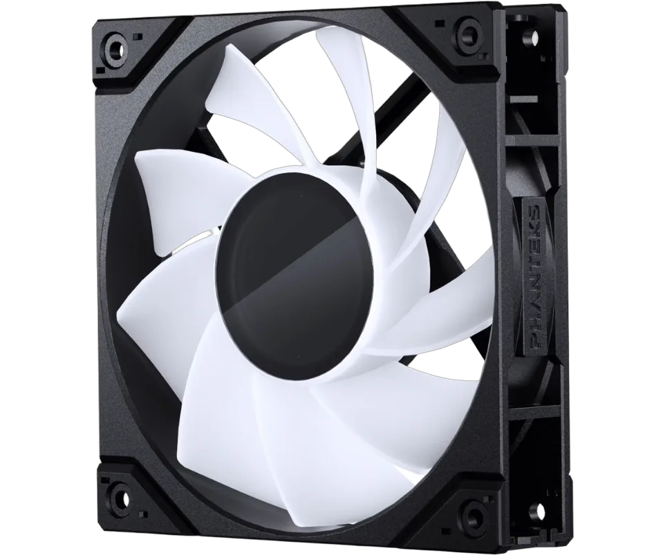 Phanteks M25 Gen2 PWM Reverse Airflow Noir 120mm D-RGB — vue 2