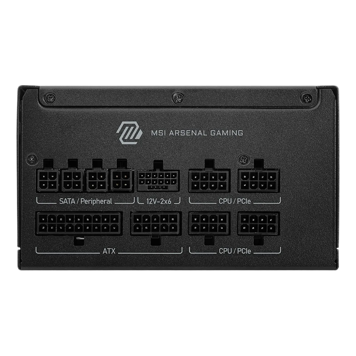 MSI ATX 750W - 80+ Gold - MAG A750GLS PCIE5 Noir — vue 3