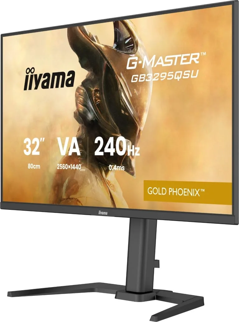 Iiyama G-Master GB3295QSU-B1 - 32" QHD 240Hz VA 0.4ms FS Premium — vue 4