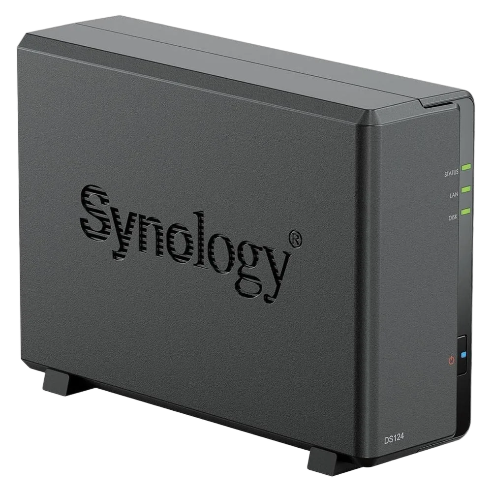 Synology DS124 - 1 Baie avec 1 disque de 8To — vue 3