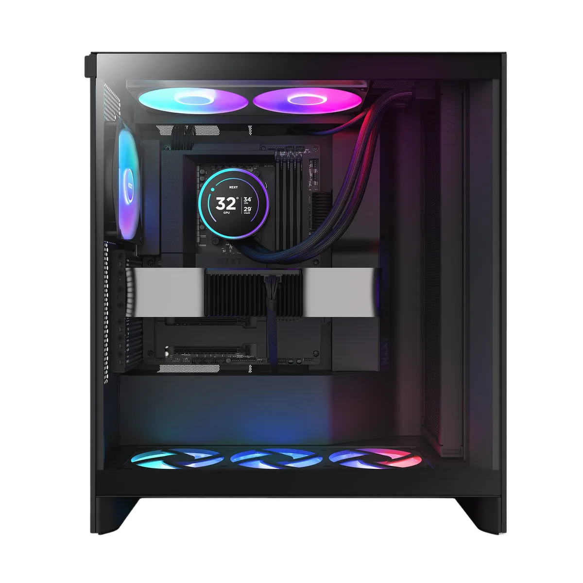 NZXT Kraken Elite 420 RGB V2 - 420mm - Noir — vue 3