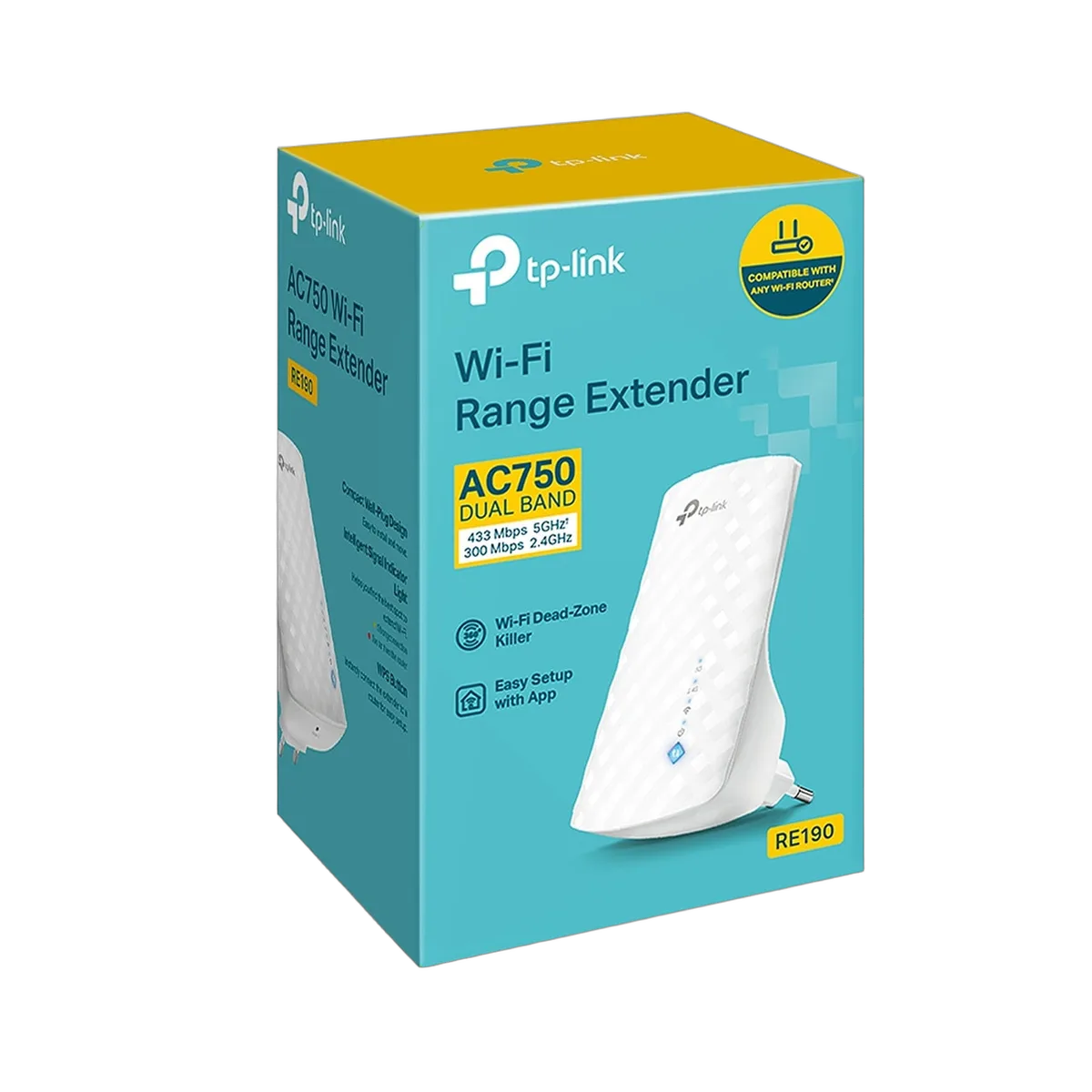 TP-Link RE190 - Répéteur WiFi AC 750 — vue 2