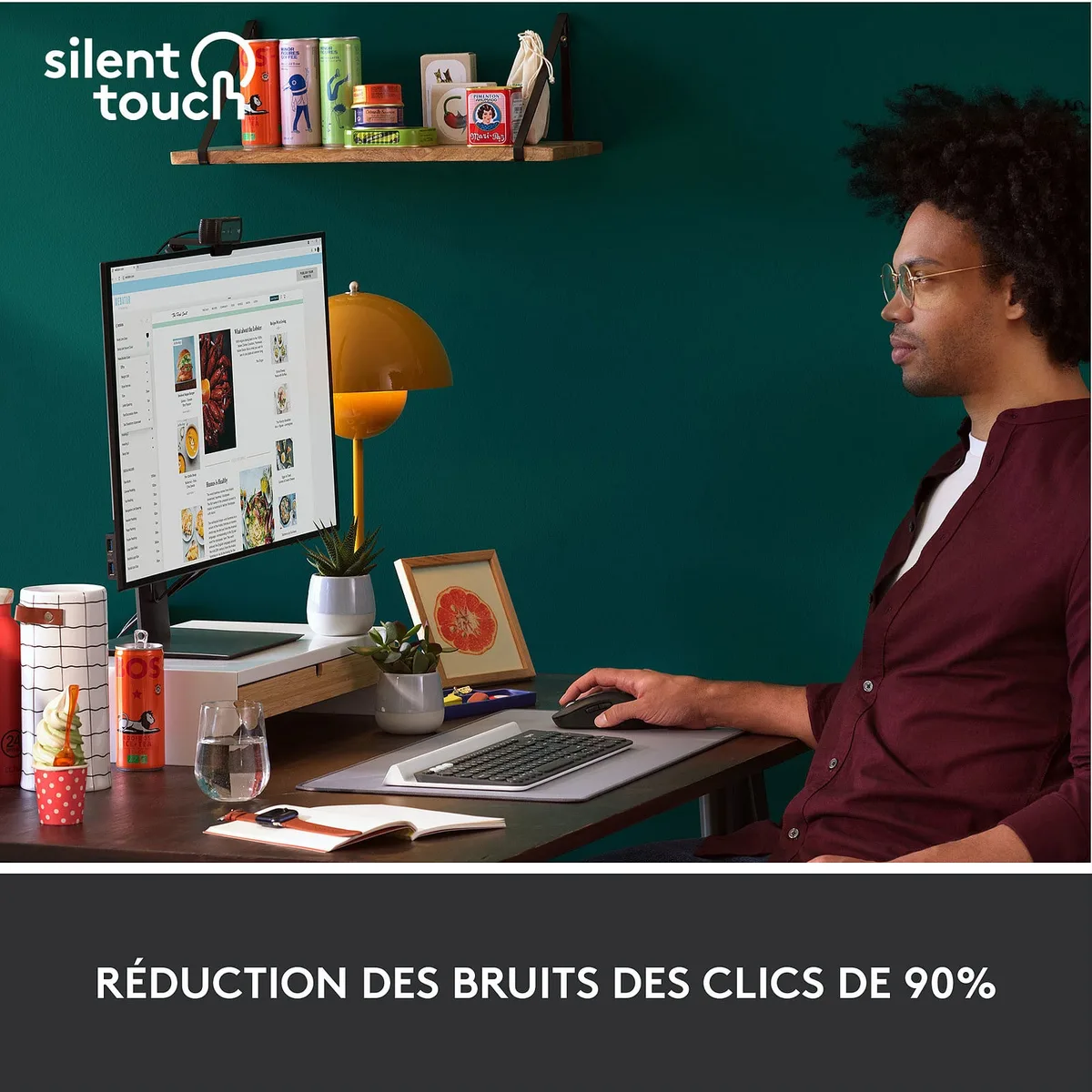 Logitech Signature M650 L - Sans-Fil - Graphite — vue 4