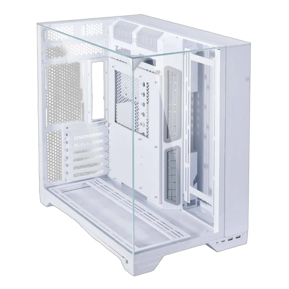 Lian-Li O11 VISION-M blanc — vue 2