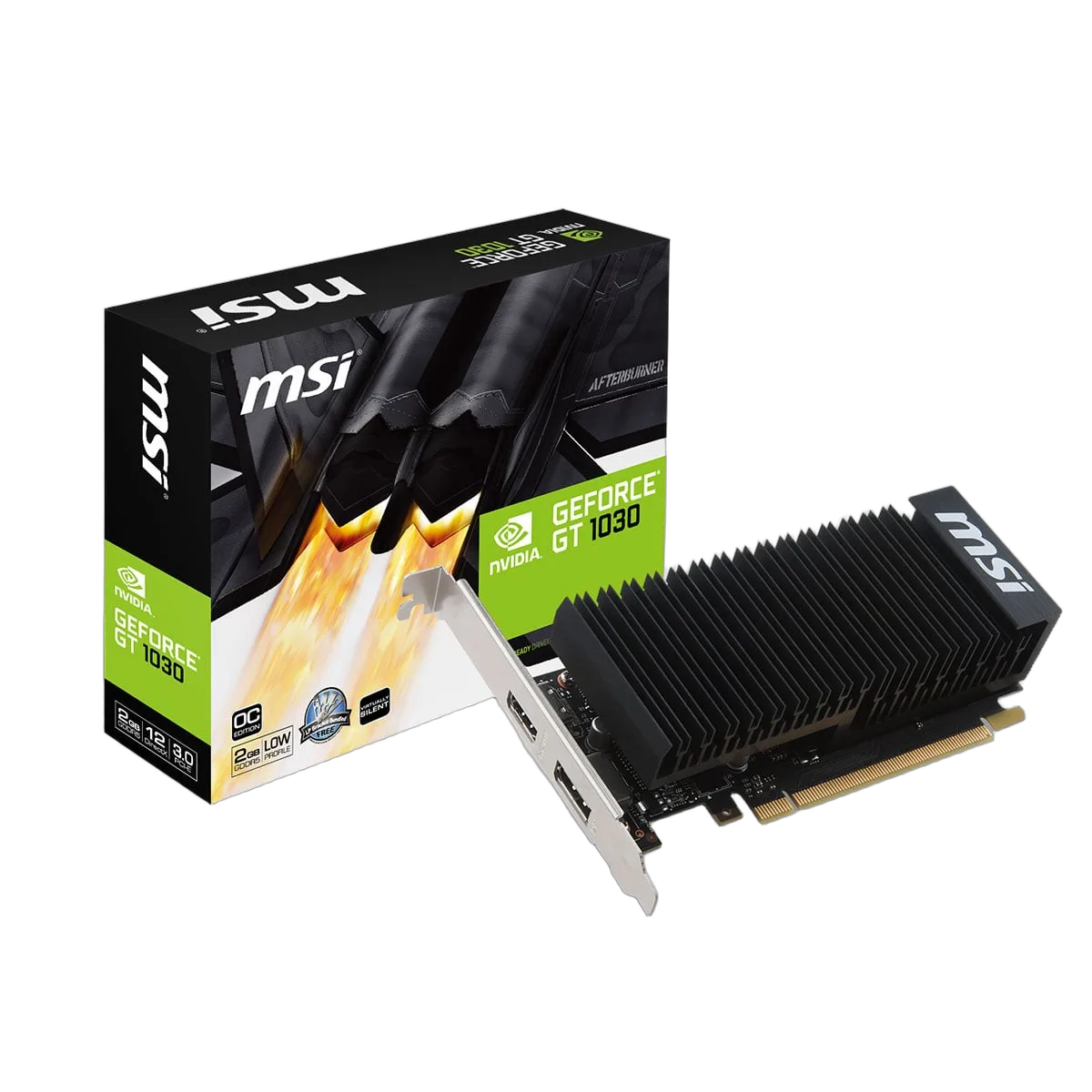 MSI GeForce GT 1030 2GHD4 LP OC — vue 1