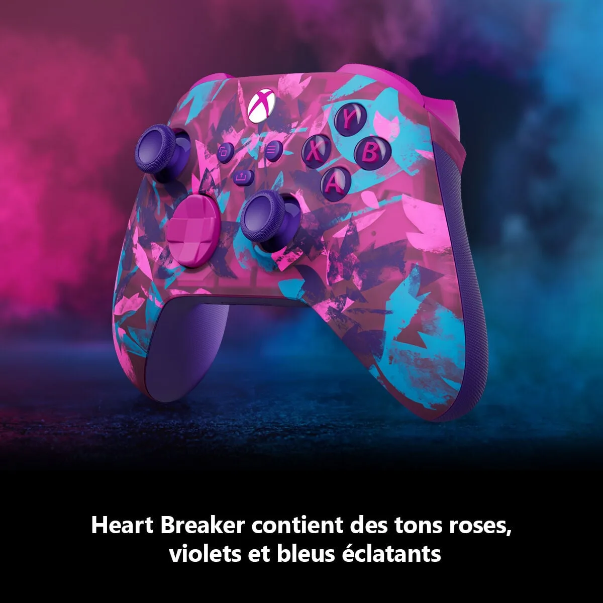 Microsoft Manette Xbox Sans-fil Heart Breaker - Violet — vue 2