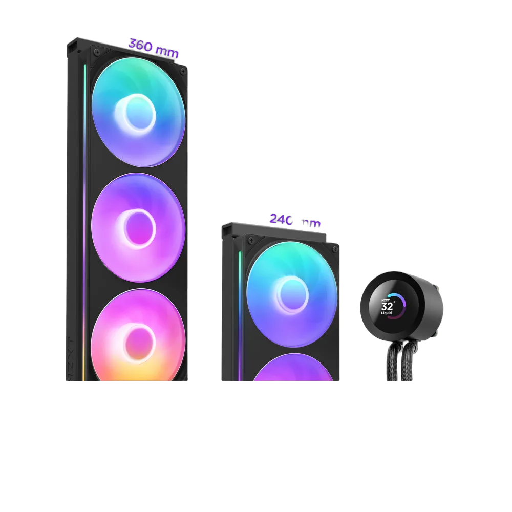 NZXT Kraken Plus 360 RGB - 360mm - Noir — vue 5