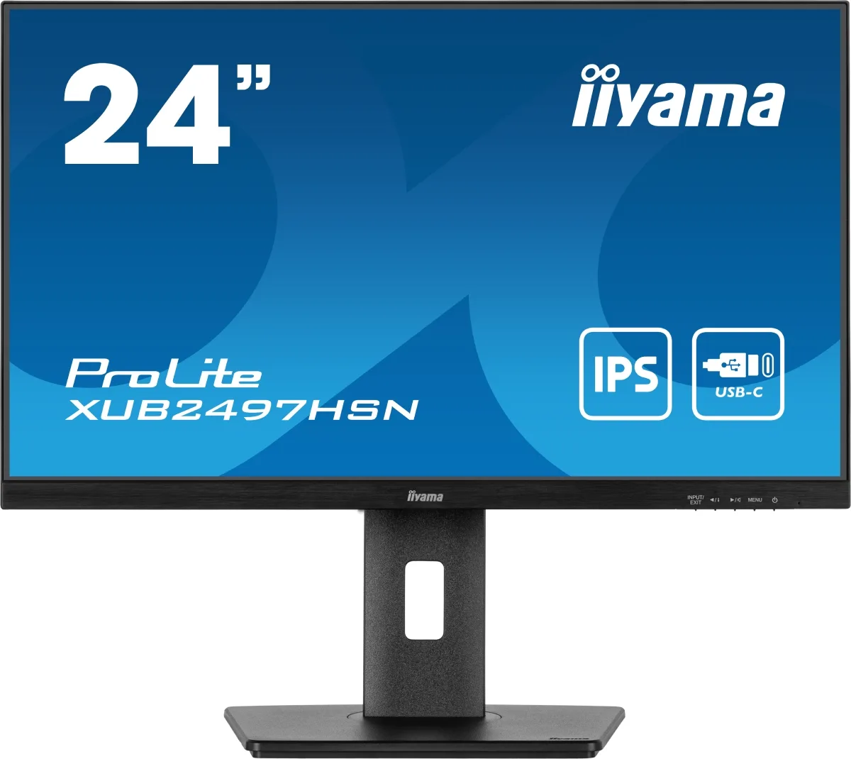 Iiyama PROLITE XUB2497HSN-B1 - 23.8" FHD 100Hz IPS 1ms USB-C dock et RJ45 Adaptive Sync-Seconde Vie-Très Bo — vue 1
