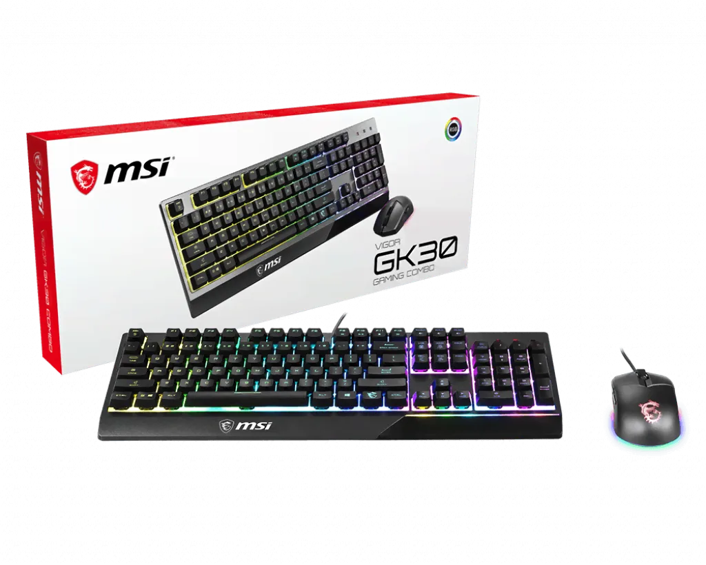 MSI Vigor GK30 COMBO — vue 2