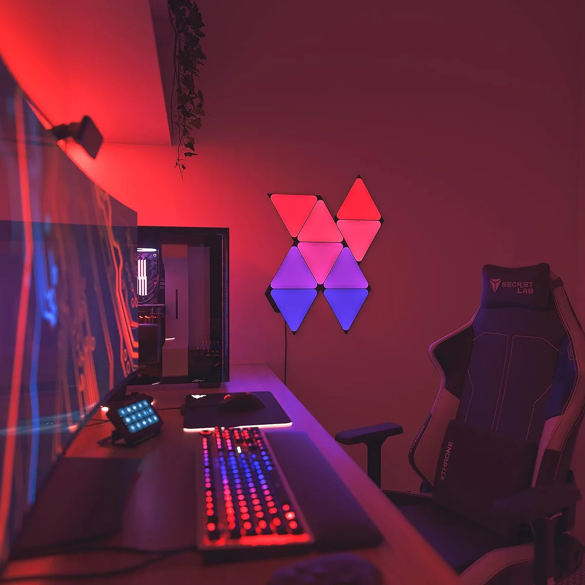 Nanoleaf Shapes Black Triangles Pack Expansion - 3 pièces — vue 4