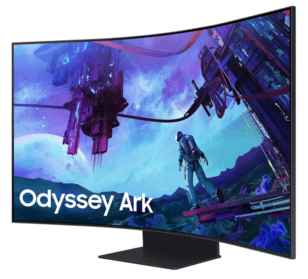 Samsung Odyssey ARK 2nd Gen - 55" CURVE 4K QLED 165Hz 1ms Pivot HDR10 FreeSync Premium Pro — vue 12