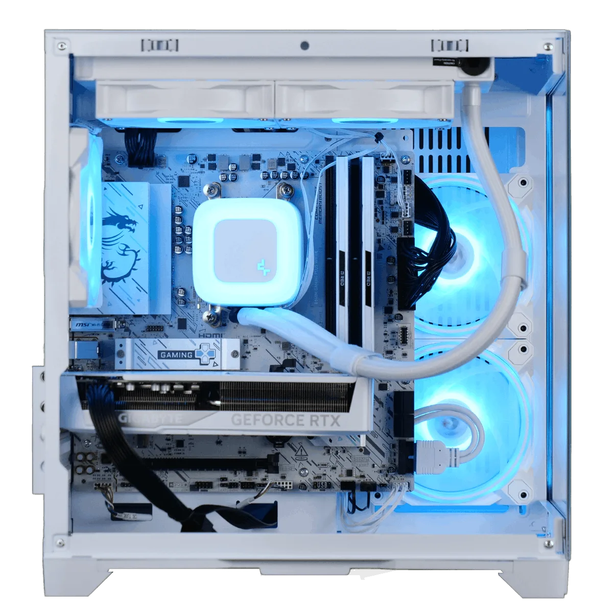 MINI WHITE  - R5-7500F/5060Ti-8Go/32Go/1To — vue 2