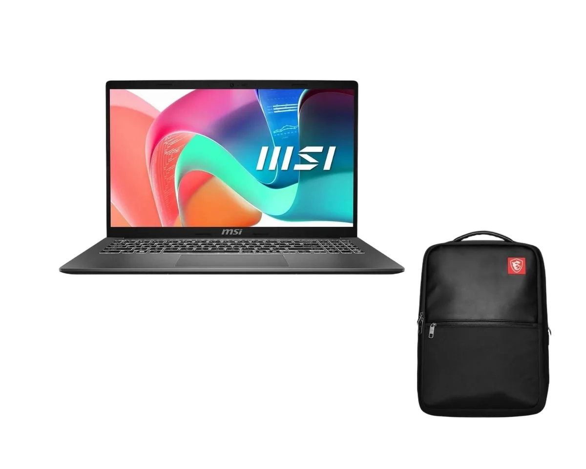 MSI Modern 14 F1MG-876FR - 14" FHD C5-120U 16Go 512Go Clavier rétroéclairé W11P + sac a dos — vue 1