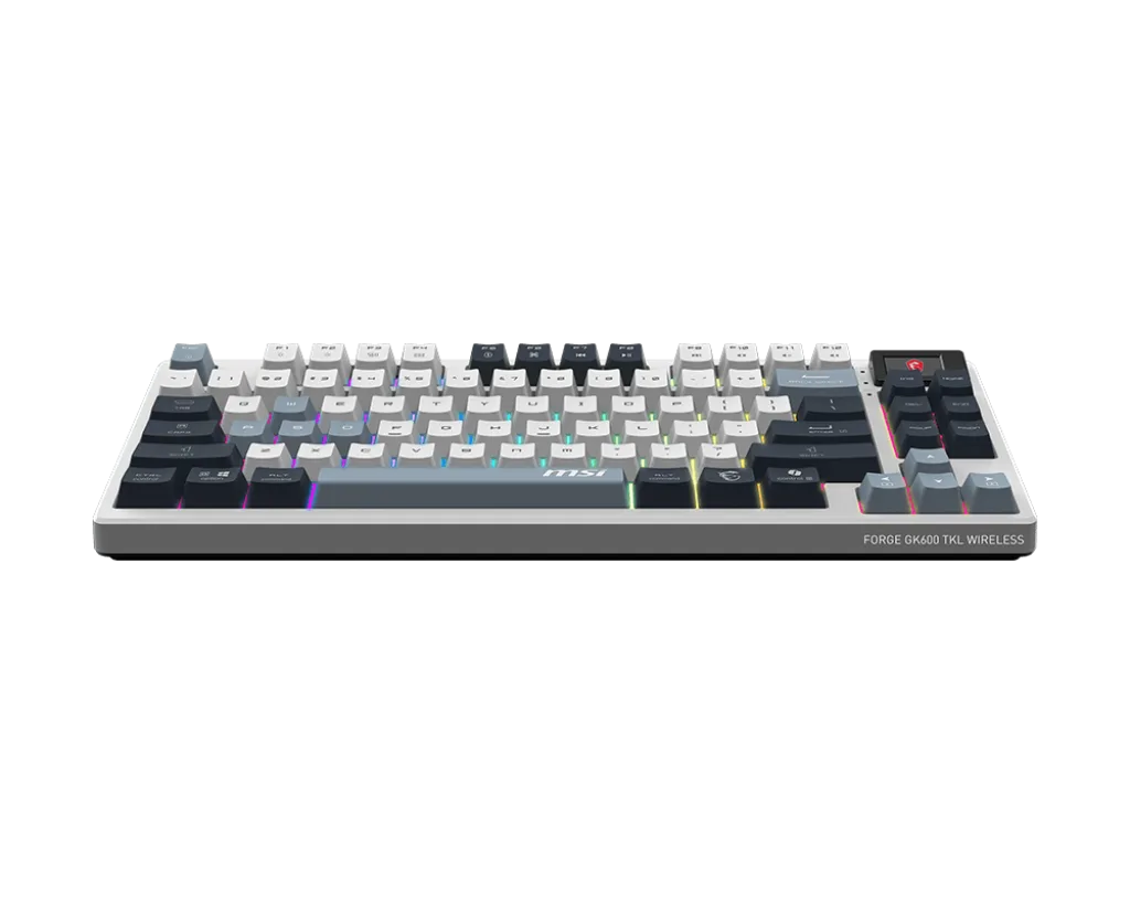 MSI Forge GK600 TKL - Mécanique - Sans-Fil - RGB - Sky — vue 4