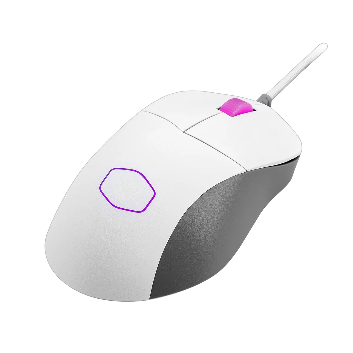 Cooler Master MM730 - Filaire - RGB - Blanc — vue 1