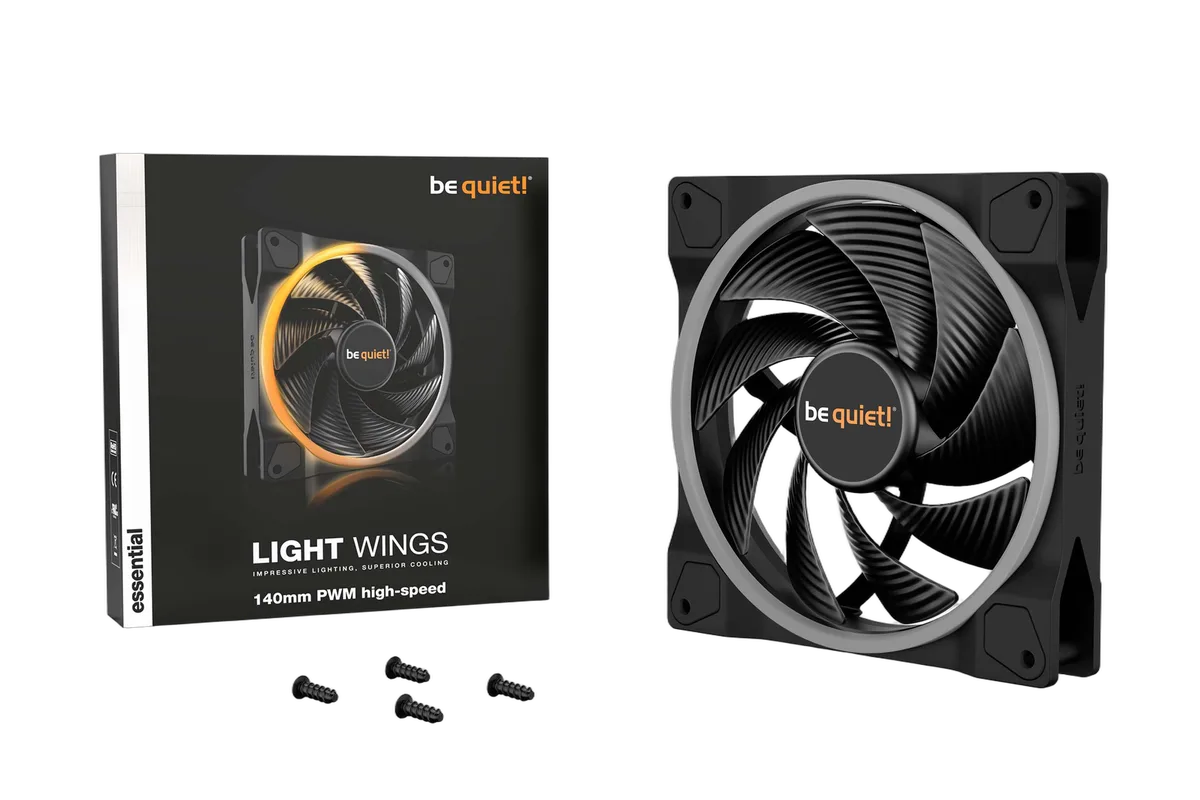 be quiet! Light Wings 140mm PWM ARGB High Speed — vue 2