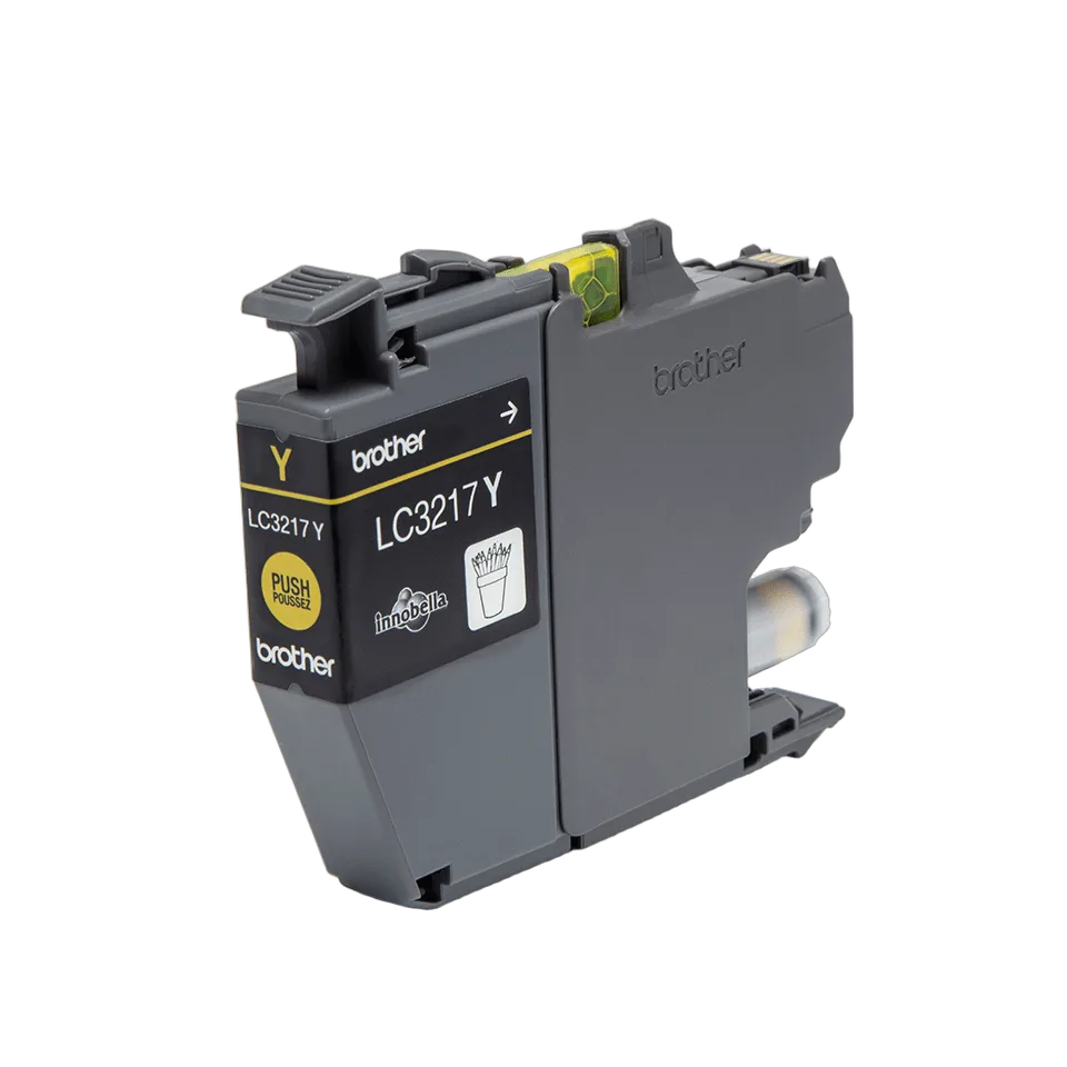 Compatible Brother Cartouche LC3217Y Jaune — vue 1
