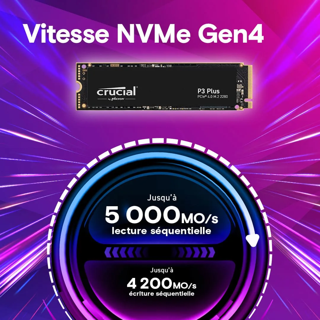 Crucial CT16G4SFRA32AT 16Go (1x16Go) SO-DDR4 3200MHz OEM — vue 4
