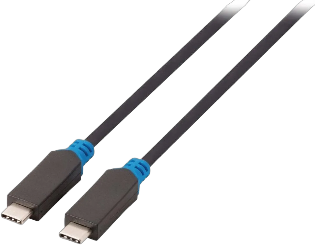 Câble USB-C 3.1 mâle/mâle - 1m - Gris — vue 1