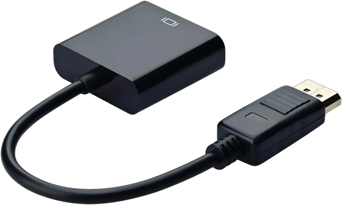 MCL Samar Câble DisplayPort/DVI mâle/femelle - 14cm - Noir — vue 1