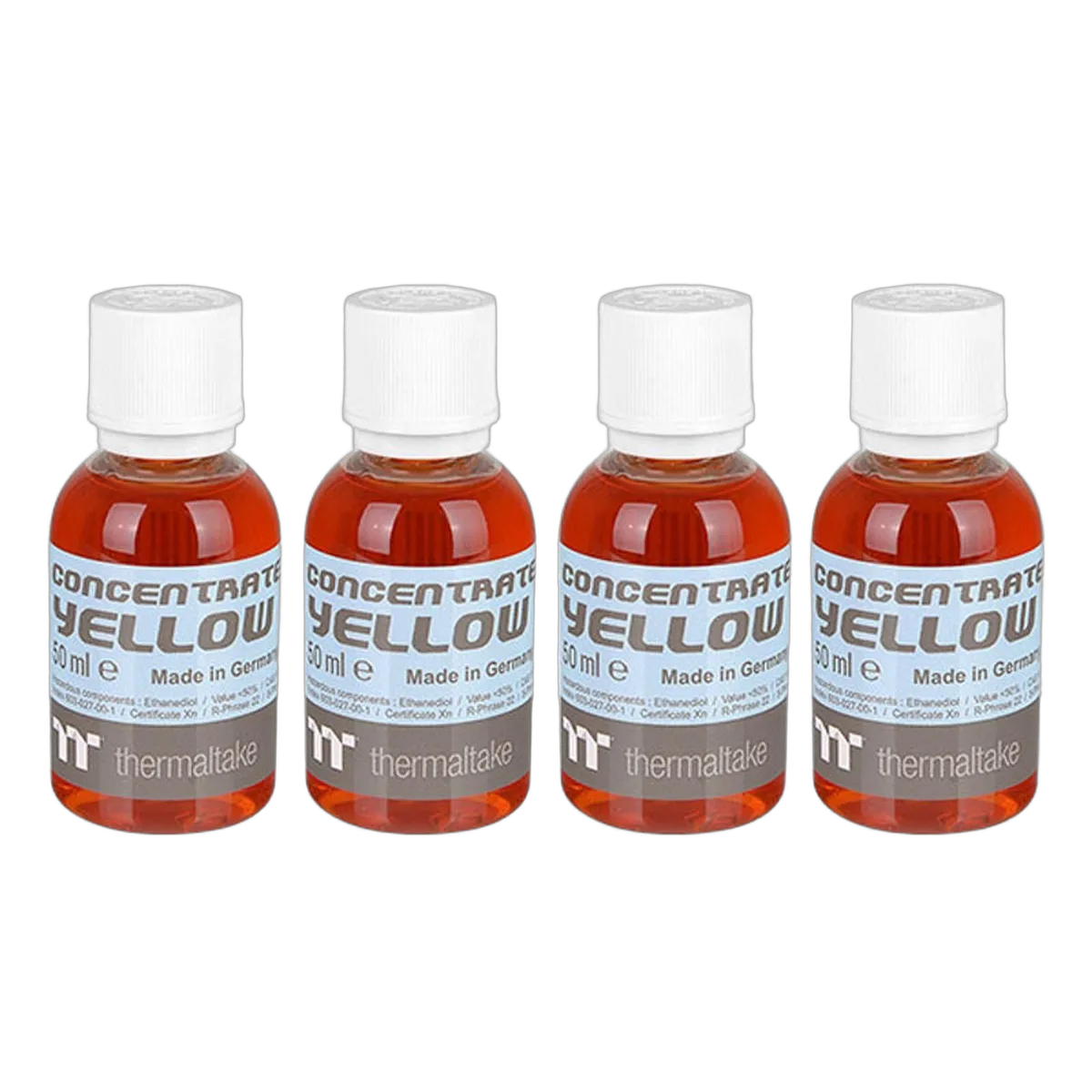 Thermaltake Liquide de refroidissement Tt Premium Concentrate Yellow 4 x 50ml — vue 1