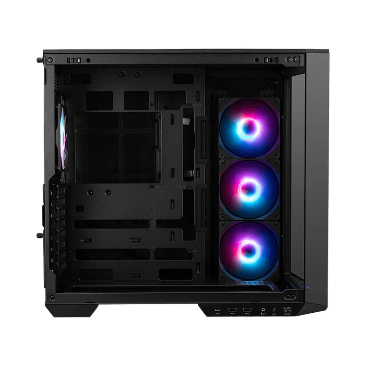 MSI MAG PANO 100R PZ Noir + MAG A850GL PCIE5 Noir — vue 3