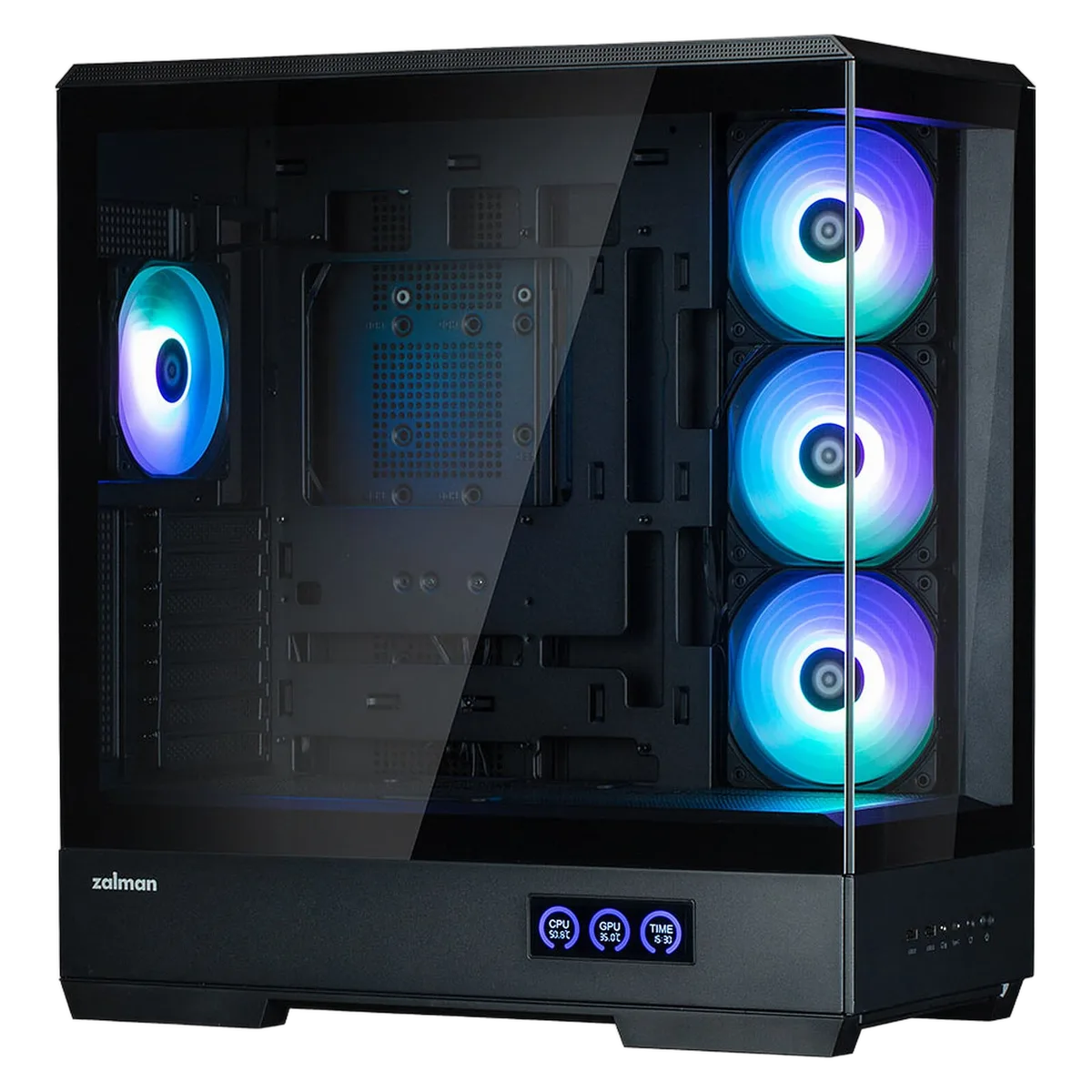 Zalman P50 DS RGB Noir - MT/Sans Alim/ATX — vue 4