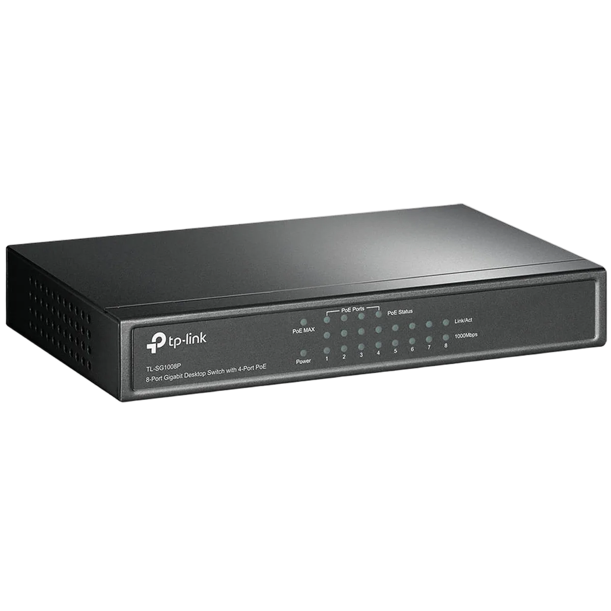 TP-Link 8 Ports 10/100/1000Mbps TL-SG1008P (4 POE) — vue 5