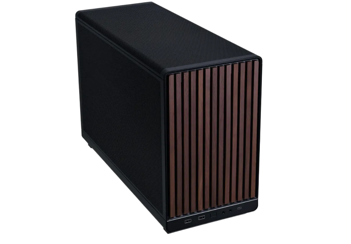 Lian-Li A3-mATX Wood Edition Noir - mT/SansAlim/mATX — vue 4