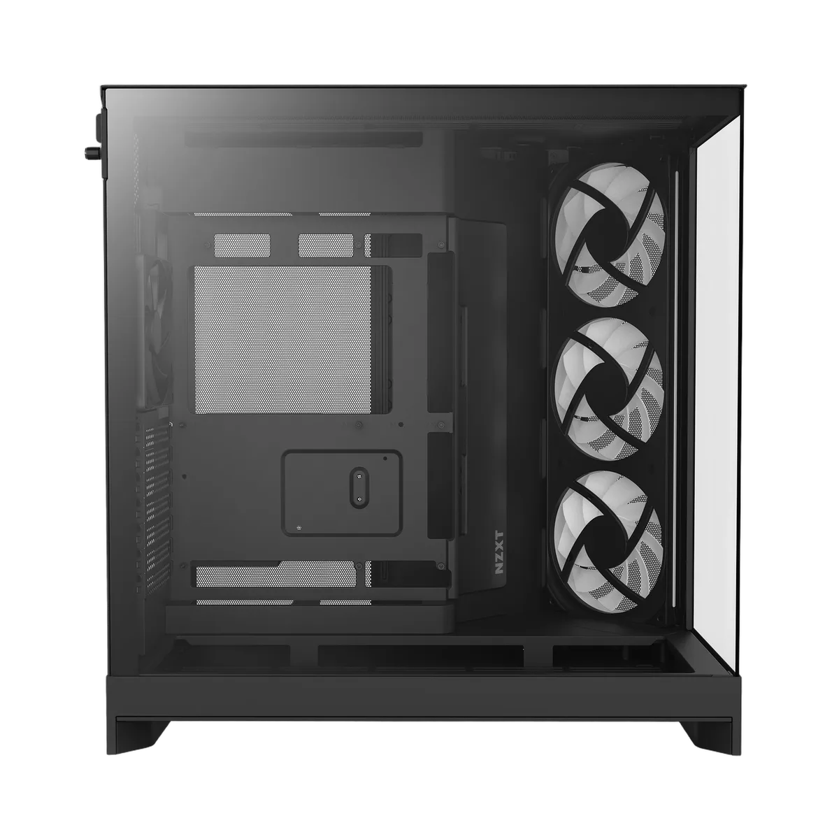 NZXT H9 Flow RGB Noir - MT/Sans Alim/E-ATX — vue 3