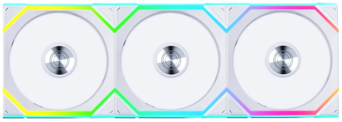 Lian-Li UNI FAN SL ARGB PWM 120 mm - Blanc — vue 3