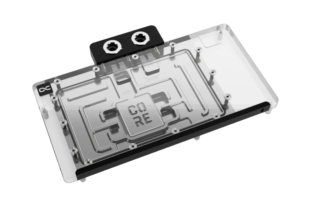 Alphacool Core Geforce RTX 5080 Solid + AMP avec Backplate — vue 2