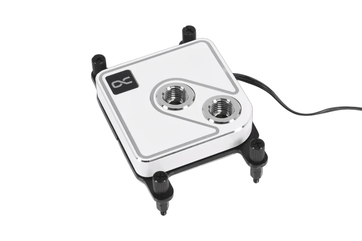 Alphacool Core 1 Aurora White ARGB — vue 3