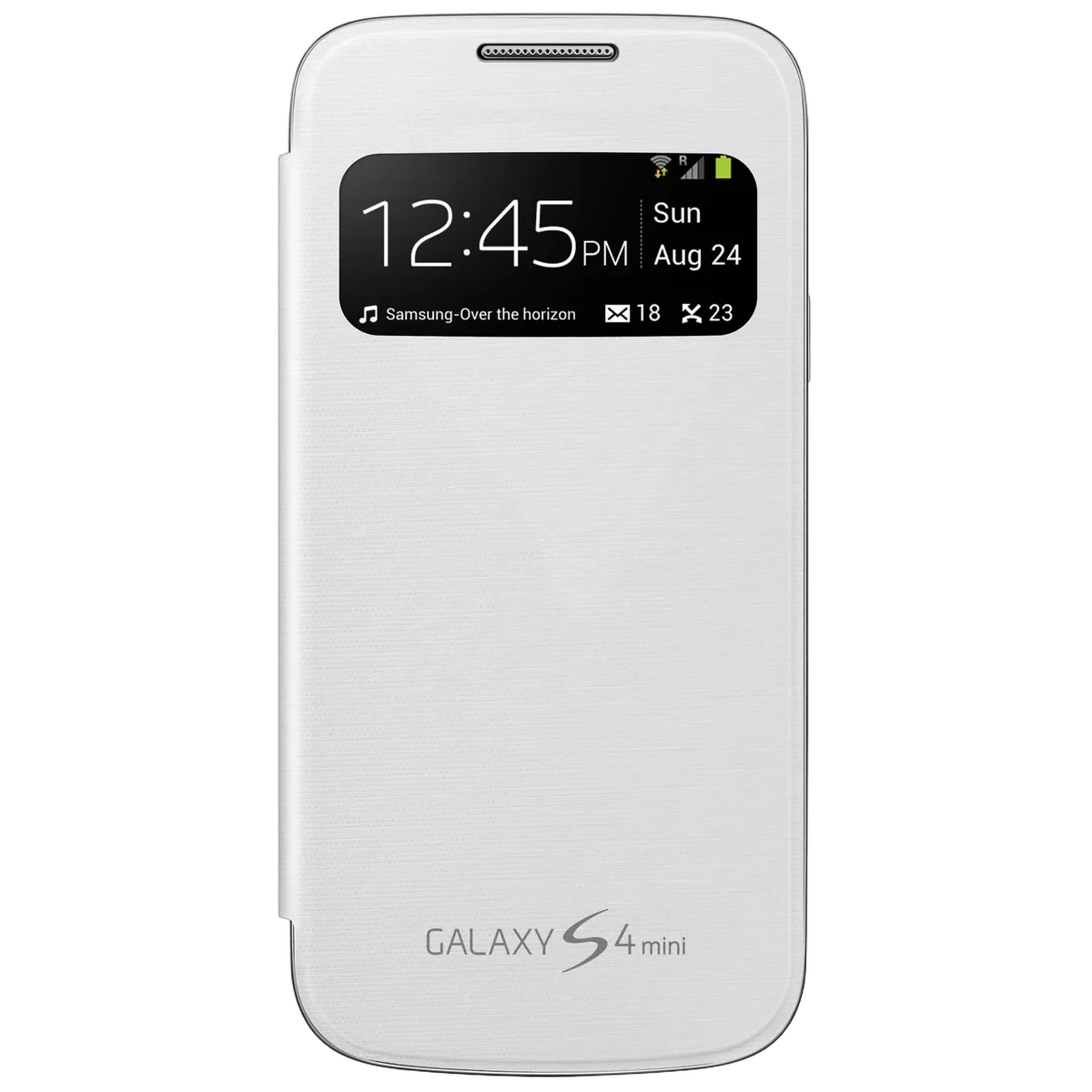 Samsung S View Cover Galaxy S4 Mini White — vue 1