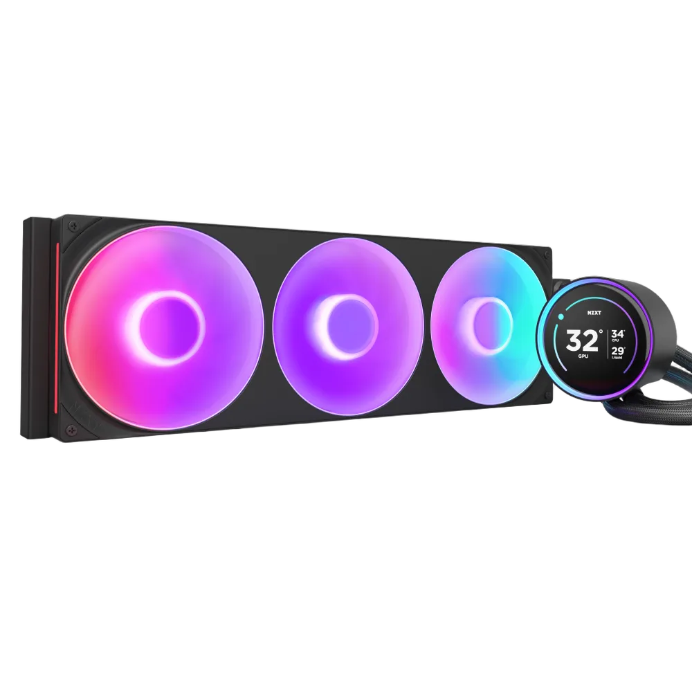 NZXT Kraken Elite 420 RGB V2 - 420mm - Noir — vue 9