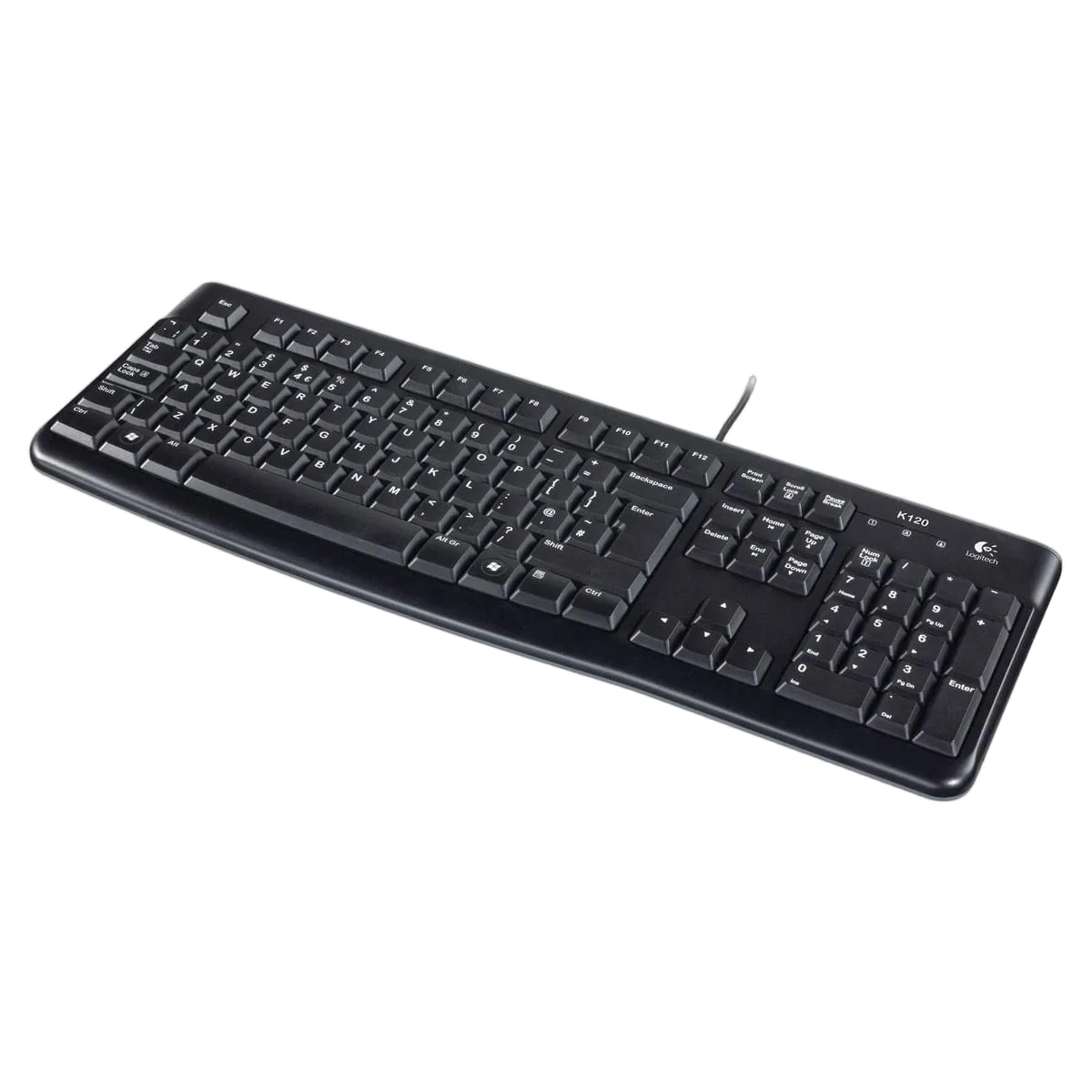 Logitech K120 OEM - Membrane/Filaire/Noir — vue 1