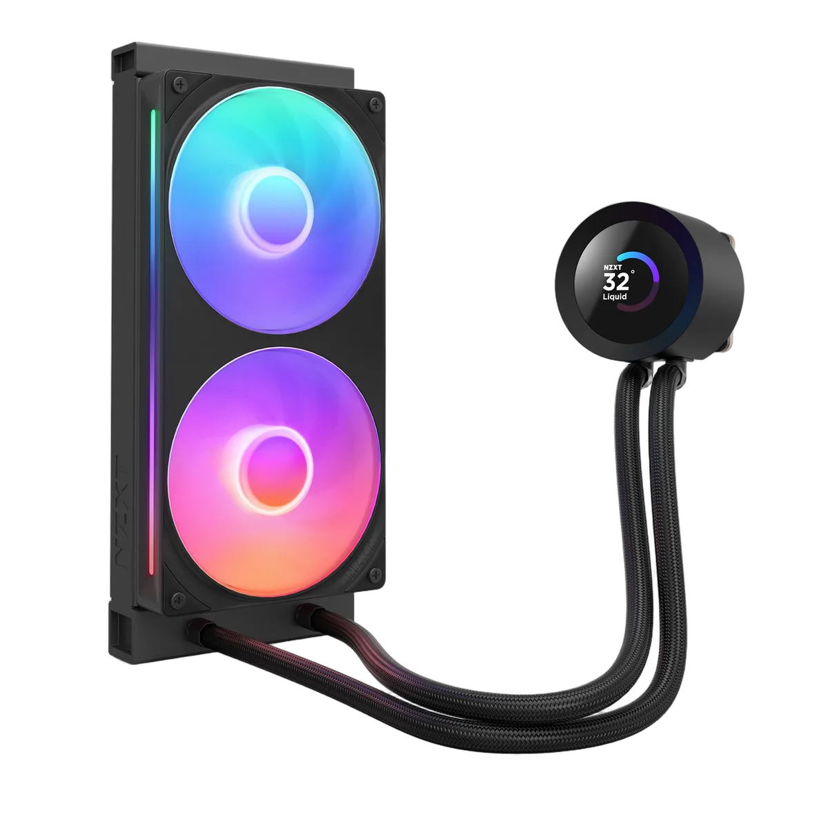 NZXT Kraken Plus 240 RGB - 240mm - Noir — vue 3