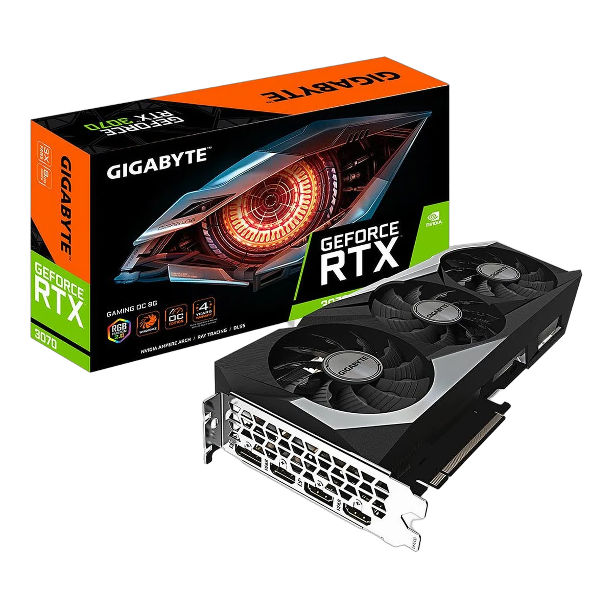 Gigabyte GeForce RTX 3070 GAMING OC 8G LHR-Seconde Vie — vue 1