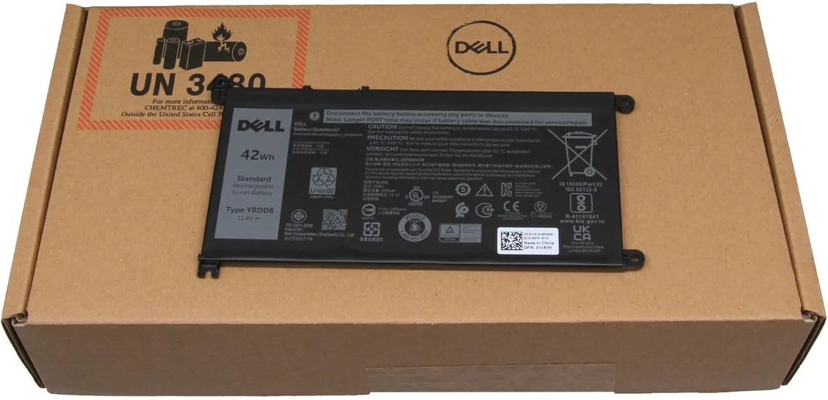 Compatible Batterie compatible DELL Latitude — vue 3
