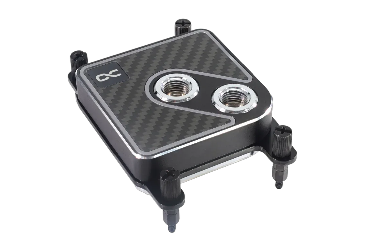 Alphacool Waterblock CPU Core 1 Aurora Carbon — vue 3