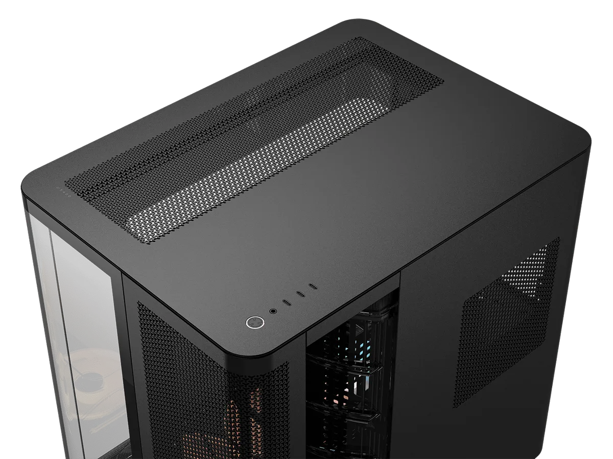 Corsair Air 5400 LX-R RGB Link Noir - MT/Sans Alim/E-ATX — vue 14