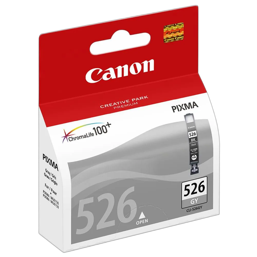 Canon Cartouche CLI-526GY Gris — vue 1