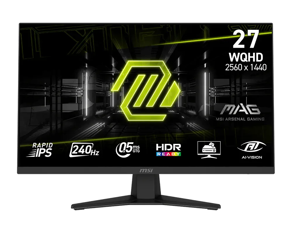 MSI MAG 274QF X24 - 27" QHD 240Hz Fast IPS 0.5ms FreeSync Premium-Seconde Vie — vue 1