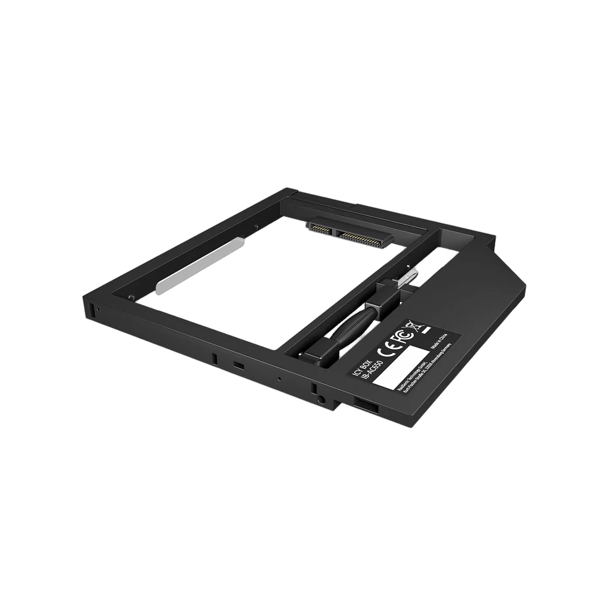Icy Box Adapt. DD/SSD 2.5" empl.graveur 9.5mm - IB-AC649 — vue 3