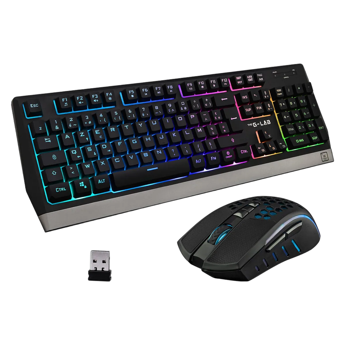The G-LAB Combo Tungsten - Souris/clavier/sans fil/RGB — vue 5