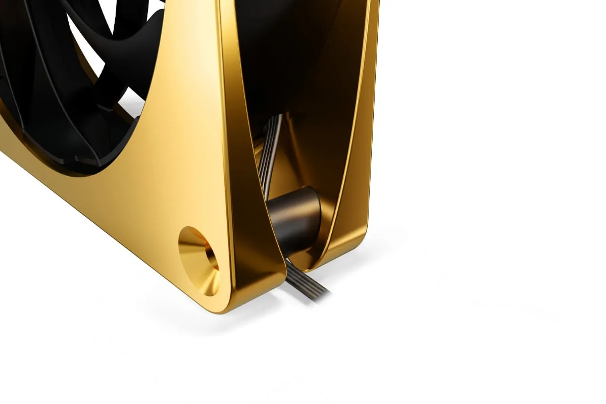 Alphacool Apex Stealth Metal 120mm - 2000rpm GOLD — vue 2