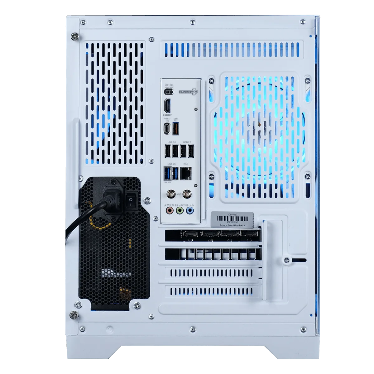 MINI WHITE  - R5-7500F/5060Ti-8Go/32Go/1To — vue 6