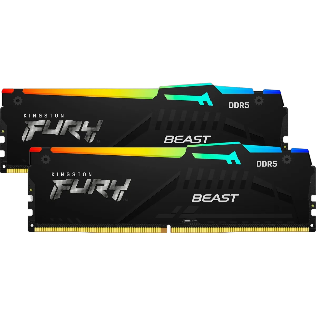 Kingston Fury Beast 32Go RGB (2x16Go) DDR5 6000MHz — vue 2