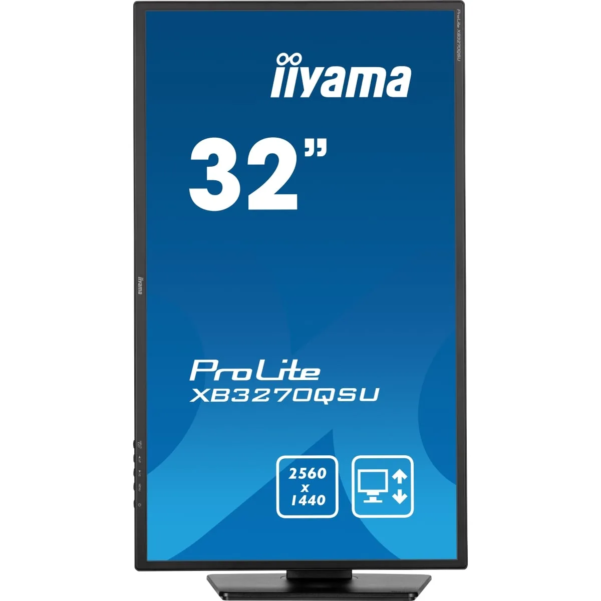 Iiyama PROLITE XB3270QSU-B1 - 31.5" QHD 100Hz IPS 3ms Pied réglable — vue 2
