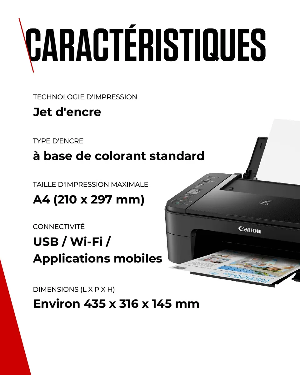 Canon PIXMA TS3350-Seconde Vie — vue 5